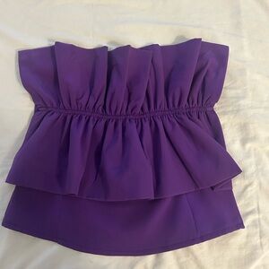 Vestique Size medium purple top worn once